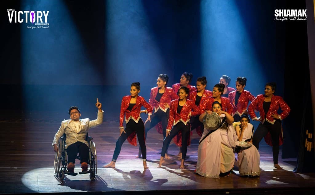 Victory Performing Team on stage