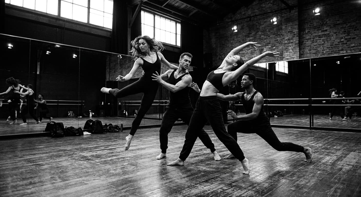 Winter Funk rehearsal
